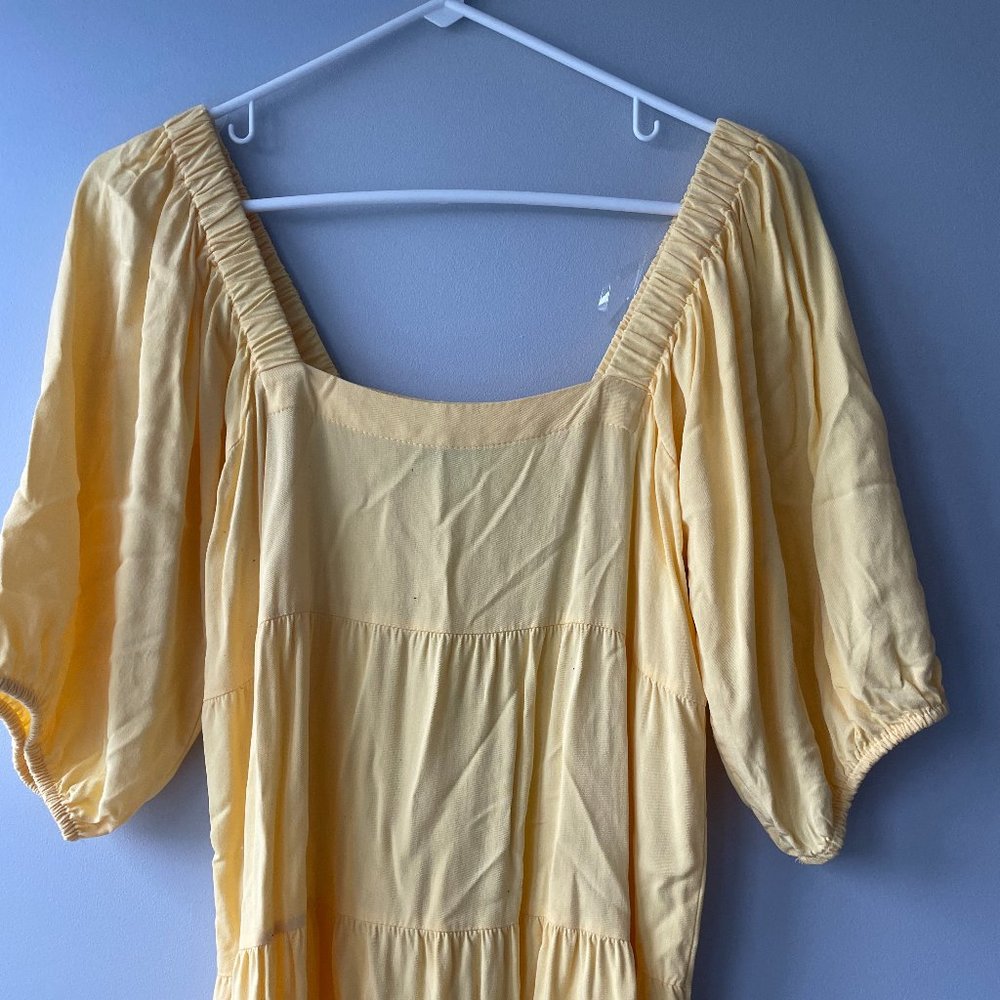 Square Neck Lightweight Summer Dress